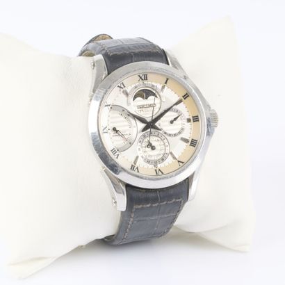SEIKO. Premier model gold-tone stainless...