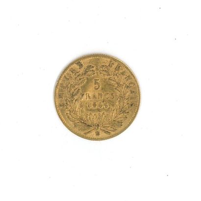 1 gold coin: 5 FF Napoléon II tête laurée...