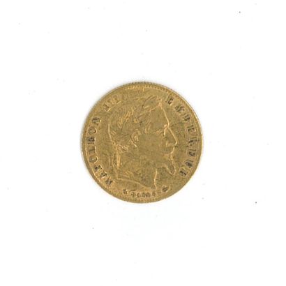 1 gold coin: 5 FF Napoléon II tête laurée...