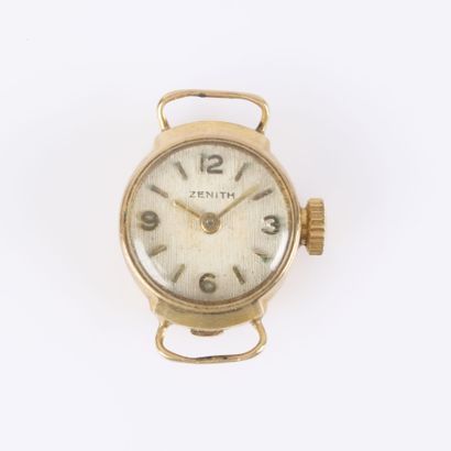 ZENITH. Women's gold watch with a bracelet;...