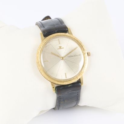 JAEGER-LECOULTRE. Men's gold watch with a...