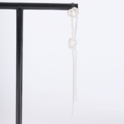 Collier serpent et paire de pendants d'oreilles...