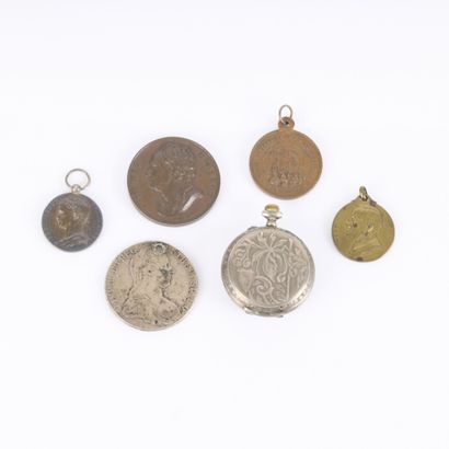 Austrian silver coin, 1780 (perforated)
Silver...