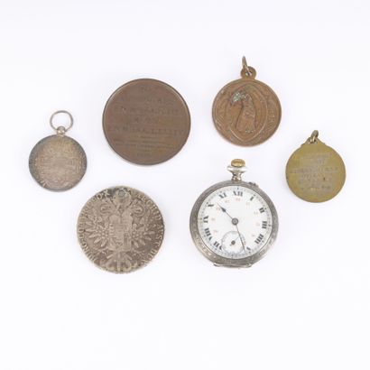 Austrian silver coin, 1780 (perforated)
Silver...
