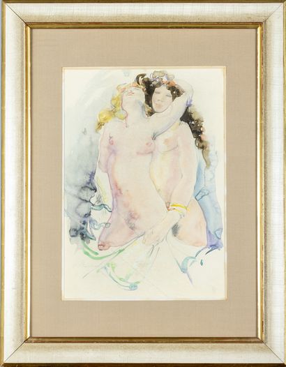 Odilon ROCHE (1868-1947) : Les deux amies....