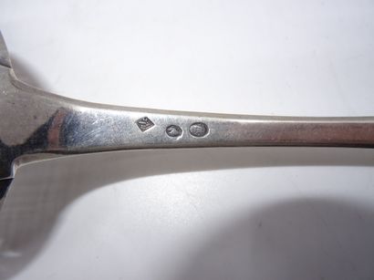 Cuillère saupoudreuse en argent (poinçon...