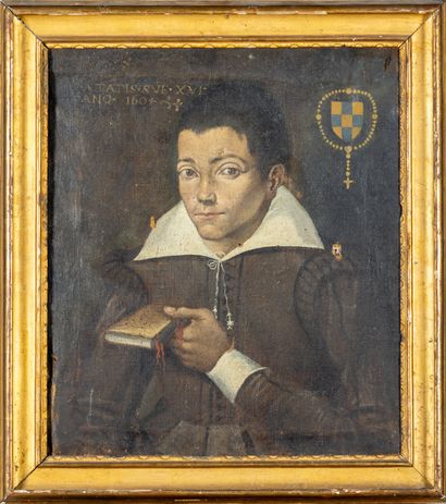 Ecole française du XVIIe : Portrait d’ n...