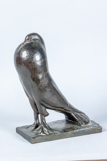 Simone BOUTAREL (XIX°-XX°siècle) : Le pigeon....