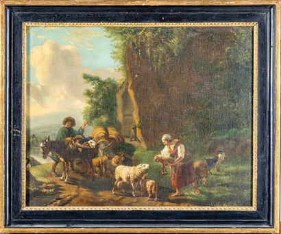 Balthazar OMMEGANCK (1755-1826): Bergers...