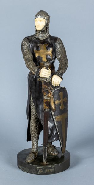 Maurice CONSTANT (1875-1915): Le Preux. Sculpture...