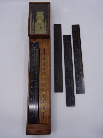 Curieuse petite pendule-calendrier extrême...