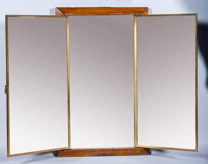 Maison BROT: Miroir triptyque ouvrant dans...