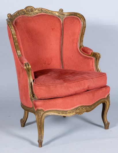 Bergère de style Louis XV.