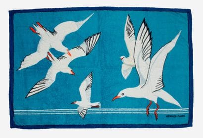 HERMES Paris


Drap de bain à motifs de mouettes.

Dim....