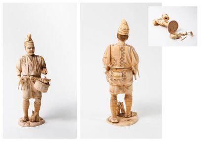 JAPON, Vers 1910-1920

Pêcheur au panier...