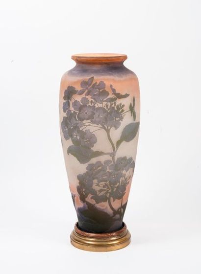 ÉTABLISSEMENT GALLÉ

Grand vase balustre...