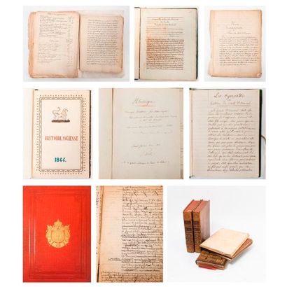 HISTOIRE ET DIVERS


Ensemble de 11 manuscrits,...