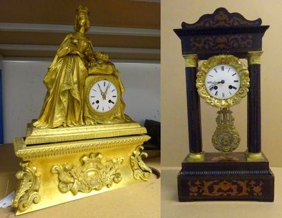 Deux pendules de la seconde moitié du XIXème...
