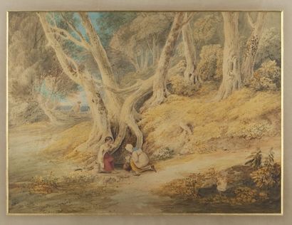 Ecole ANGLAISE du XIXème siècle


Paysage...