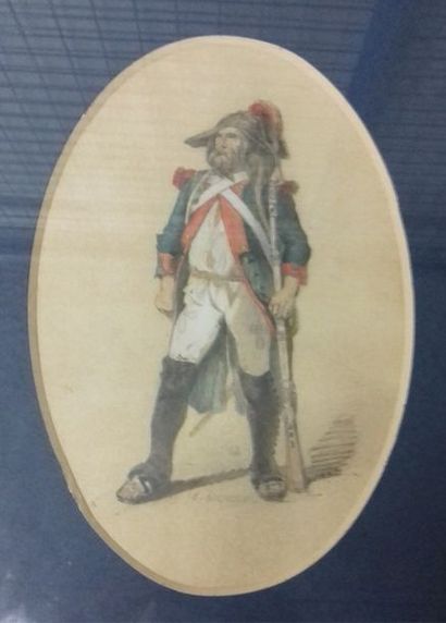 ECOLE FRANCAISE DU XIXème siècle


Soldat...