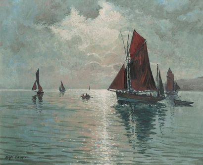 Alain GUENNOU (XX) 


Départ pour la pêche.

Huile...