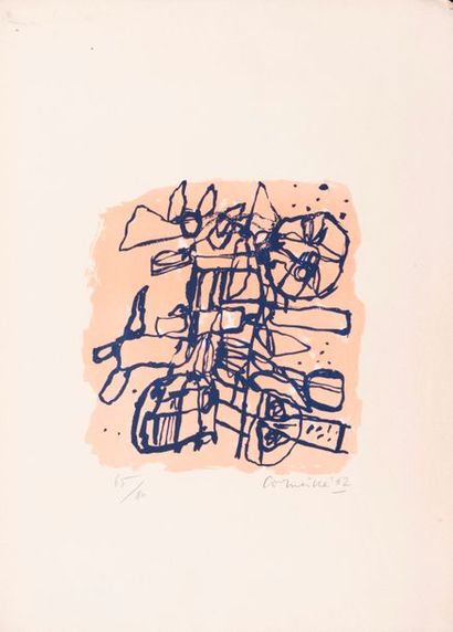 CORNEILLE (1922-2010)


Sans titre, 1962.

Lithographie...