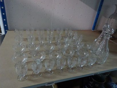 SAINT LOUIS

Partie de service de 35 pièces...
