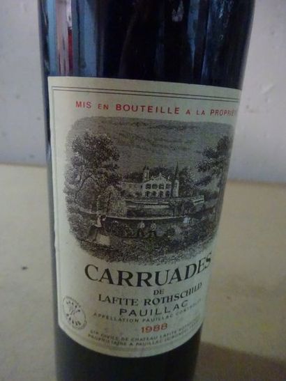 Carruades de Lafite Rothschild

Une bouteille...