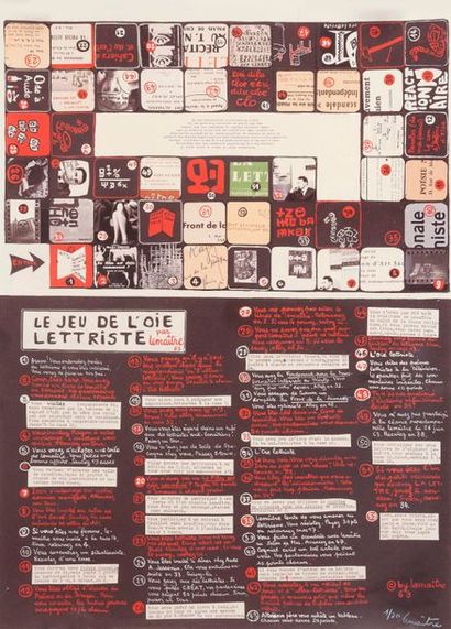 D’après Maurice LEMAITRE


Le jeu de l’oie,...