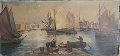 E. RIVOALLAN (XIXème-XXème)
Le débarquement...