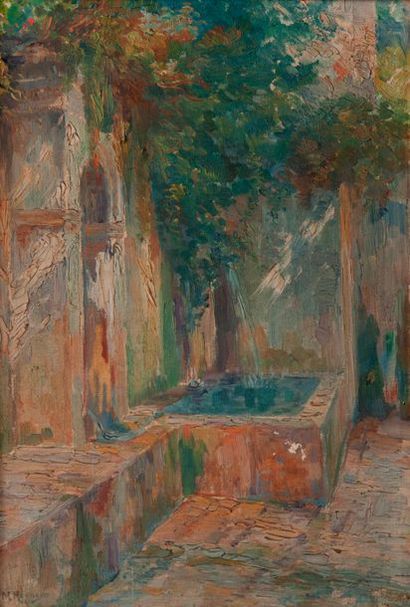 Marius REYNAUD (1860-1935)


La fontaine....