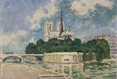 OMER (XXème)
Le chevet de Notre Dame de Paris....