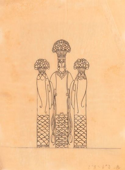 ERTÉ (1892-1990), attribué à 


Sans titre.

Encre...