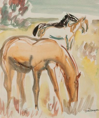 Yves BRAYER (1907-1990)


Chevaux en Camargue....