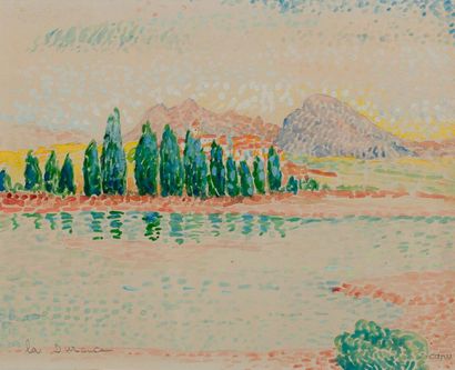 Yvonne CANU (1921-2007)


Paysage de la Durance....