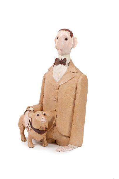 CHASSE-POT (1933-2010) 


Homme et son chien,...