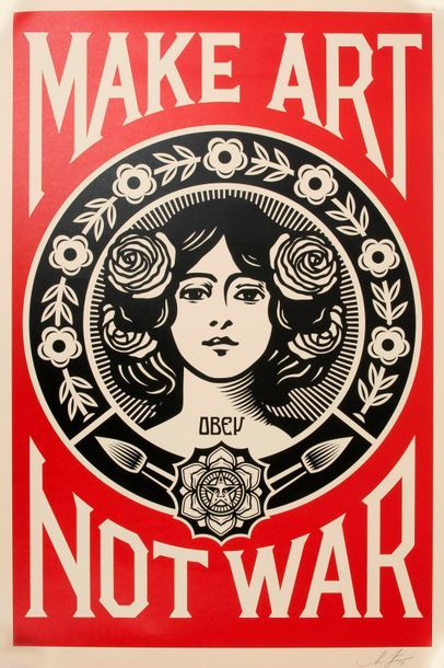 SHEPARD FAIREY (1970)

Make Art Not War,...