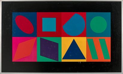 Victor VASARELY (1906-1997)
Sans titre. 
Sérigraphie...
