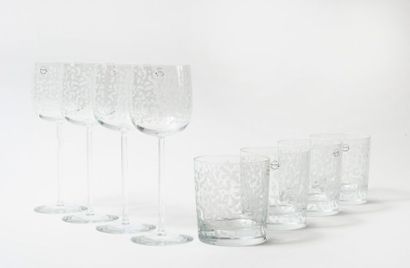 SALVIATI


Lot comprenant : 

-Quatre verres...