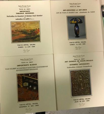 Lot de catalogues de vente Ader Picard Tajan...