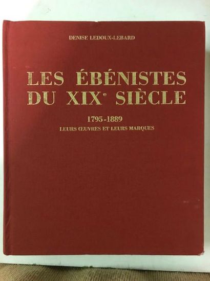 LEDOUX-LEBARD Denise


Les ébénistes du XIXe...