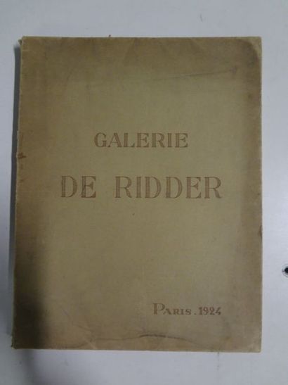 Galerie de M.A de Ridder


Catalogue des...
