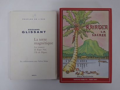 Lot de deux livres comprenant : 

- GLISSANT...