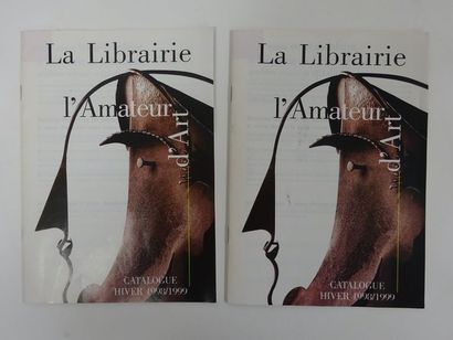 Lot de deux catalogues La librairie l'amateur...