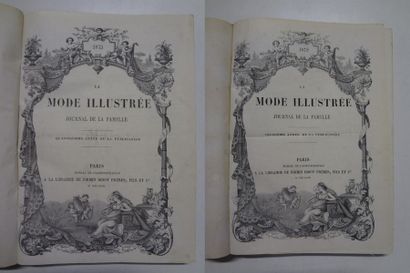 Lot comprenant :

- La mode illustrée, journal...
