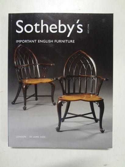 SOTHEBY’S


Important English Furniture

Catalogue...