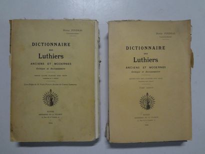 Lot comprenant :

- POIDRAS Henri, Dictionnaire...