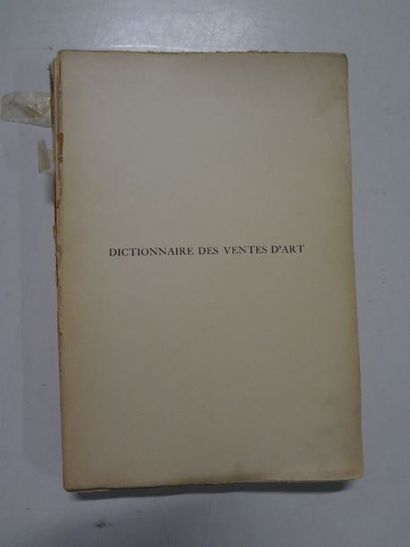 Dictionnaire des ventes d’art


Imprimerie...