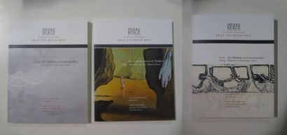 Lot de trois catalogues :

- PIERRE BERGE...