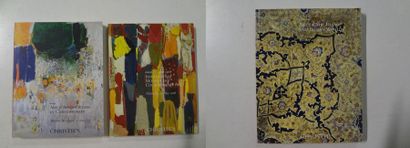 Lot de trois catalogues :

- CHRISTIE’S International...